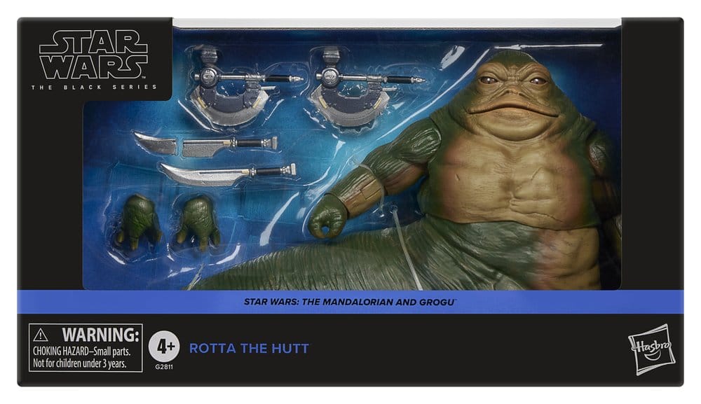 Hasbro Star Wars Black Series, Star Wars - The Mandalorian and Grogu, Rotta the Hutt, Actionfigur, EAN 5010996409041, Figurenlager