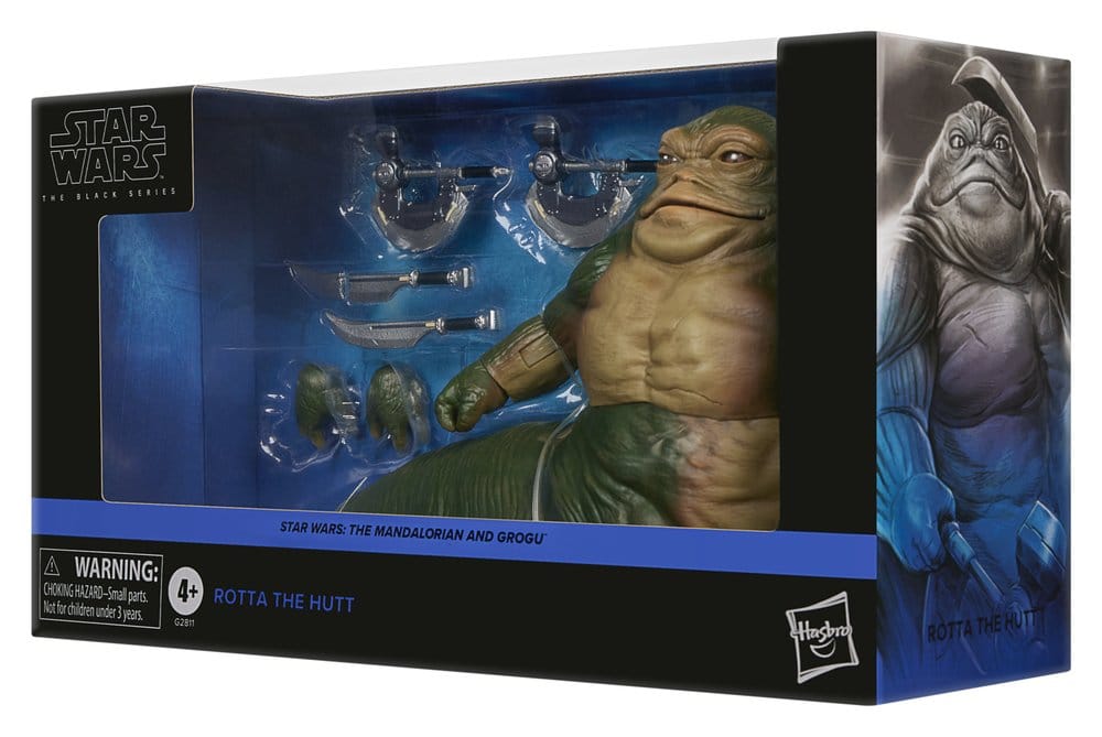 Hasbro Star Wars Black Series, Star Wars - The Mandalorian and Grogu, Rotta the Hutt, Actionfigur, EAN 5010996409041, Figurenlager