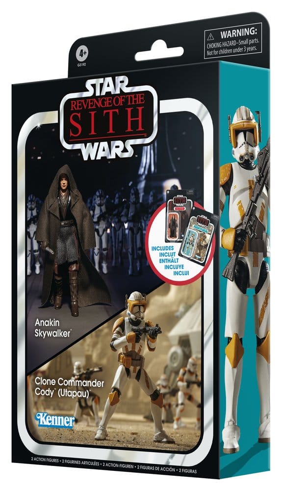 Hasbro Star Wars The Vintage Collection, Star Wars - Episode III, Anakin Skywalker & Commander Cody, Actionfigur, EAN 5010996417503, Figurenlager