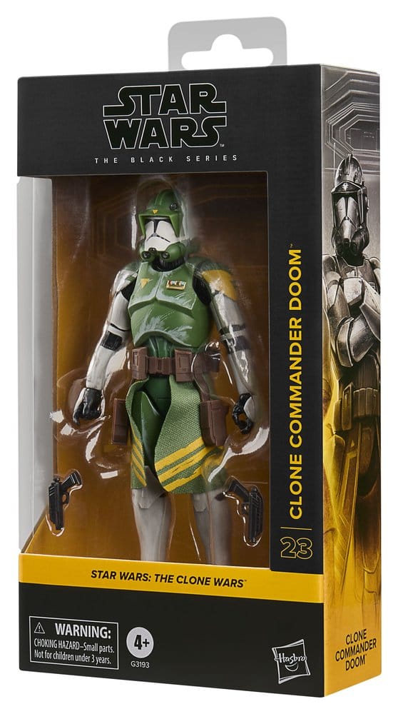Hasbro Star Wars Black Series, Star Wars - The Clone Wars, Clone Commander Doom, Actionfigur, 15cm, EAN 5010996401069, Figurenlager
