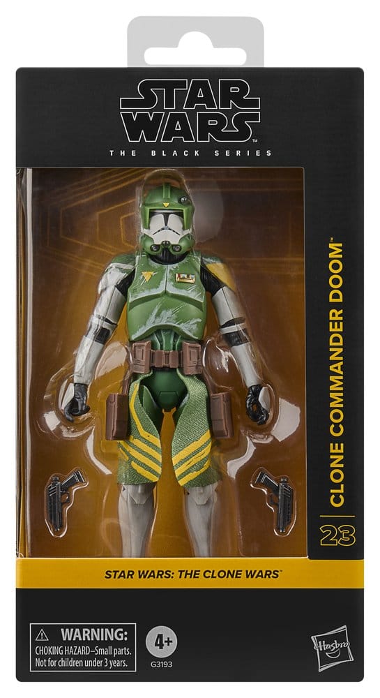 Hasbro Star Wars Black Series, Star Wars - The Clone Wars, Clone Commander Doom, Actionfigur, 15cm, EAN 5010996401069, Figurenlager