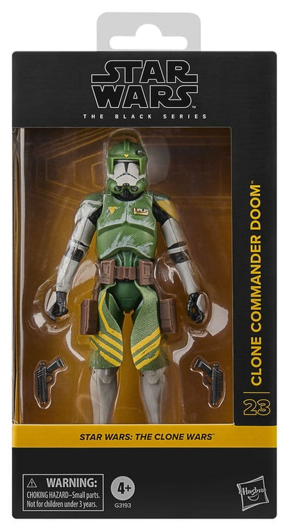 Hasbro Star Wars Black Series, Star Wars - The Clone Wars, Clone Commander Doom, Actionfigur, 15cm, EAN 5010996401069, Figurenlager
