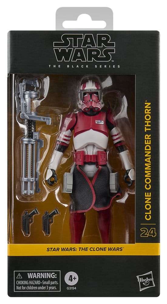 Hasbro Star Wars Black Series, Star Wars - The Clone Wars, Clone Commander Thorn, Actionfigur, 15cm, EAN 5010996407696, Figurenlager