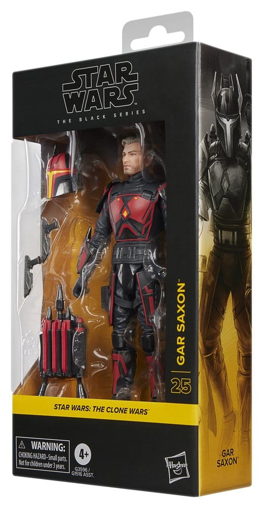 Hasbro Star Wars Black Series, Star Wars - The Clone Wars, Gar Saxon, Actionfigur, 15cm, EAN 5010996421098, Figurenlager
