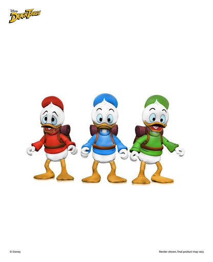 DuckTales Ultimate Actionfiguren 3er-Pack Huey, Dewey, and Louie 18 cm, Tick Trick und Track, NECA, EAN: 0634482087619