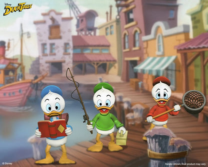 DuckTales Ultimate Actionfiguren 3er-Pack Huey, Dewey, and Louie 18 cm, Tick Trick und Track, NECA, EAN: 0634482087619