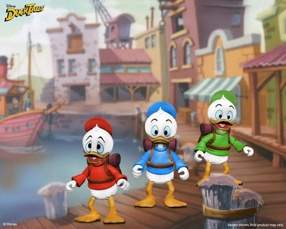 DuckTales Ultimate Actionfiguren 3er-Pack Huey, Dewey, and Louie 18 cm, Tick Trick und Track, NECA, EAN: 0634482087619