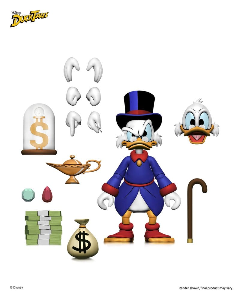 DuckTales Ultimate Actionfigur Scrooge McDuck 18 cm, Dagobert Duck, Neca, EAN: 0634482087800