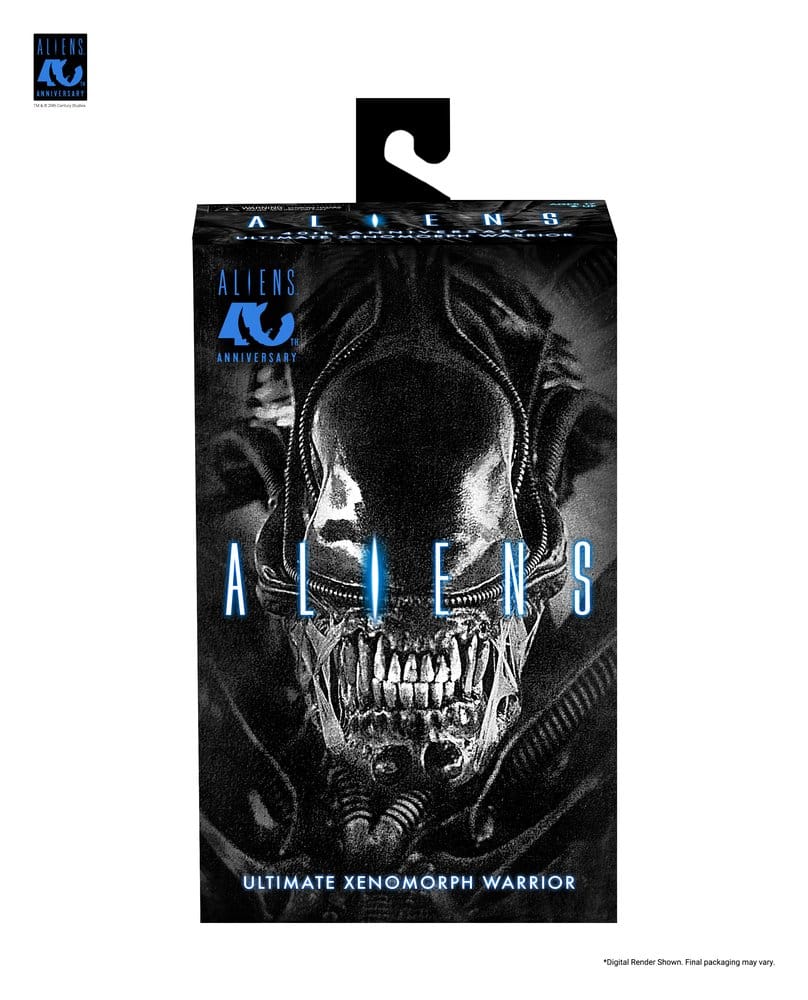 Aliens Ultimate Warrior (1986) Xenomorph Black (40th Anniversary), NECA, EAN: 634482517963