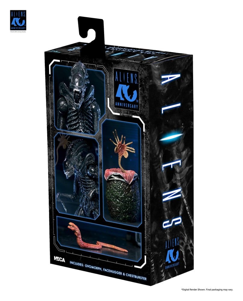 Aliens Ultimate Warrior (1986) Xenomorph Black (40th Anniversary), NECA, EAN: 634482517963