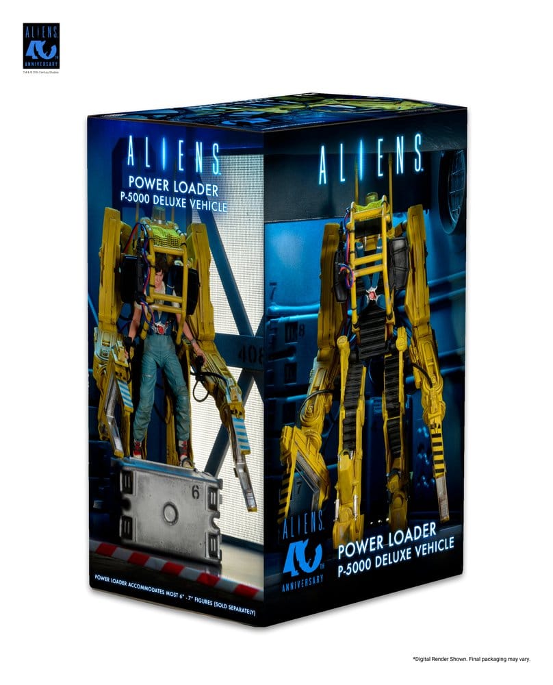Aliens Deluxe Fahrzeug Power Loader (P-5000) (40th Anniversary) 28 cm, NECA, EAN: 634482517994